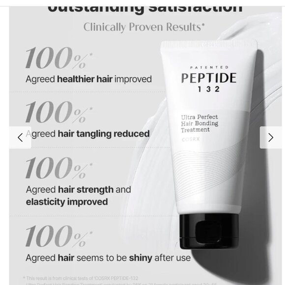 NWT COSRX Peptide- 132 Ultra Perfect Hair Bonding Shampoo & Treatment - Picture 6 of 17